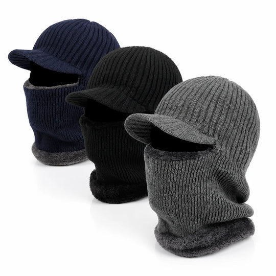 Gezichtsmasker Winter – Fleecegevoerd met Klep