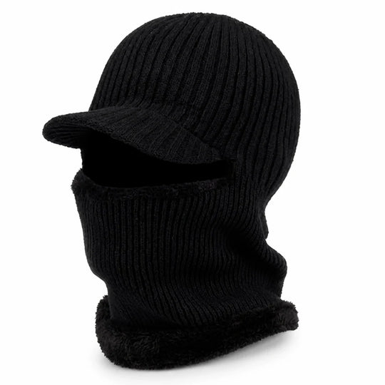 Gezichtsmasker Winter – Fleecegevoerd met Klep