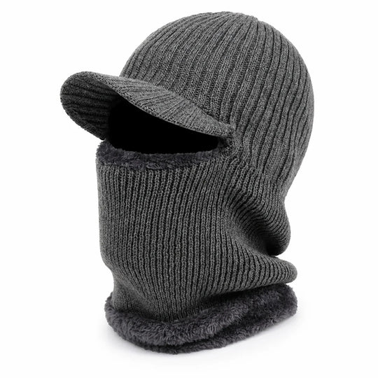 Gezichtsmasker Winter – Fleecegevoerd met Klep