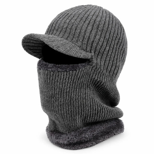 Gezichtsmasker Winter – Fleecegevoerd met Klep