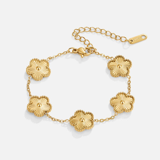 Bracciale portafortuna dorato