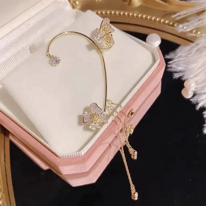 Sprankelende Vlinder Oorclips – Luxe Look zonder Oorpiercing