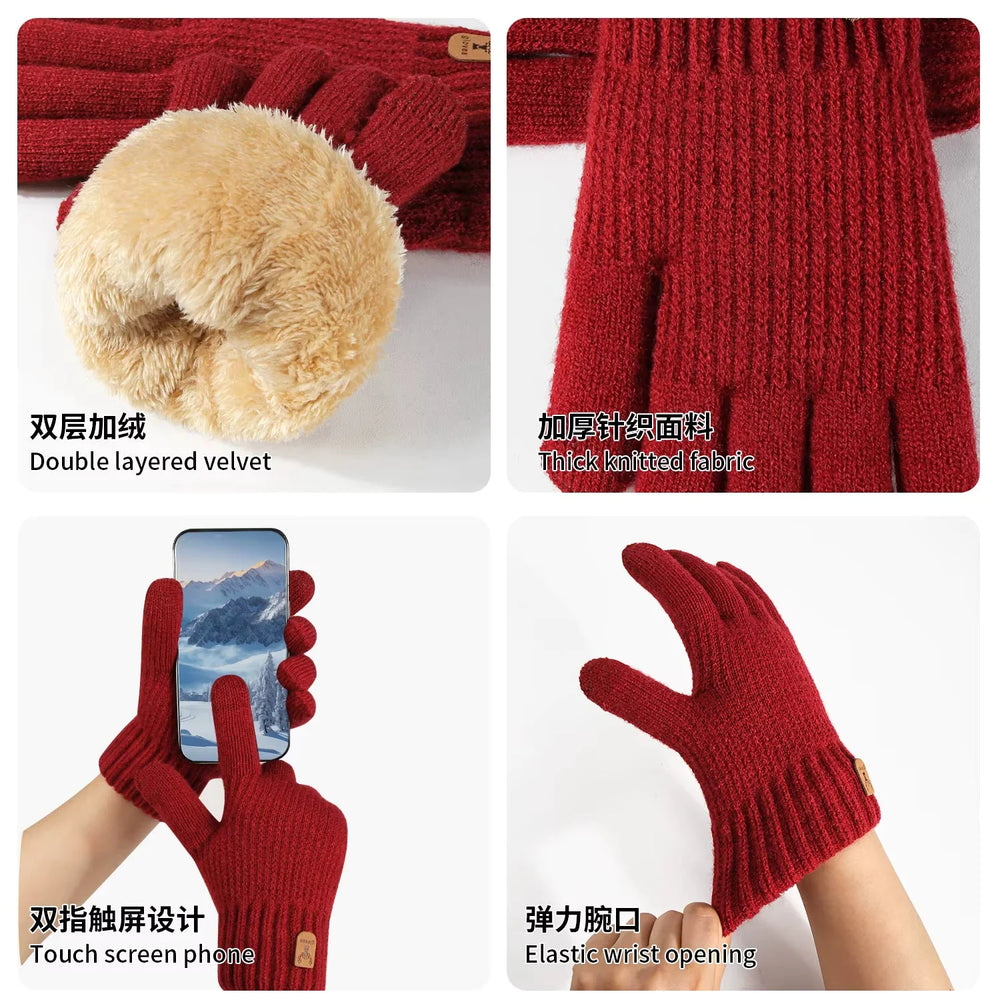 Handschoenen Gebreid – Warm met Touchscreen-Functie