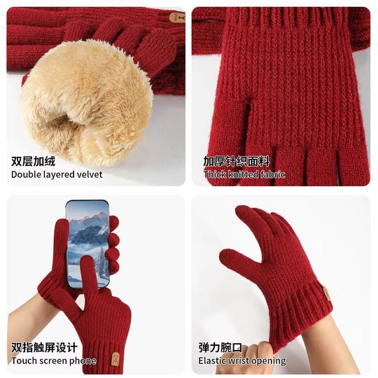 Handschoenen Gebreid – Warm met Touchscreen-Functie