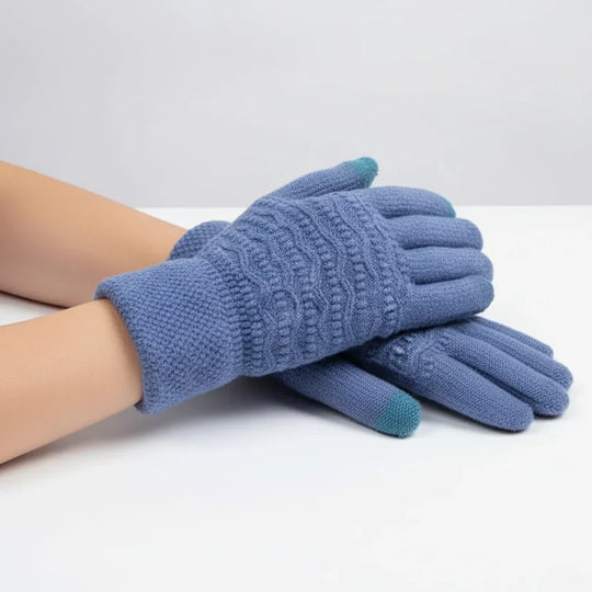 Handschoenen Touchscreen – Kabelpatroon met Fleecevoering