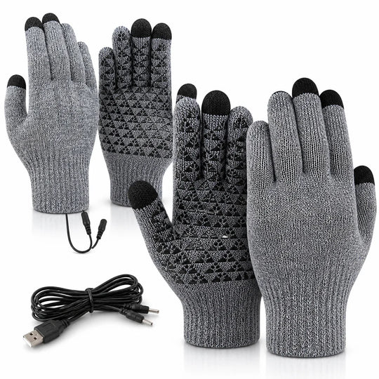 Handschoenen Verwarmd USB – met Touchscreen-Vingertoppen
