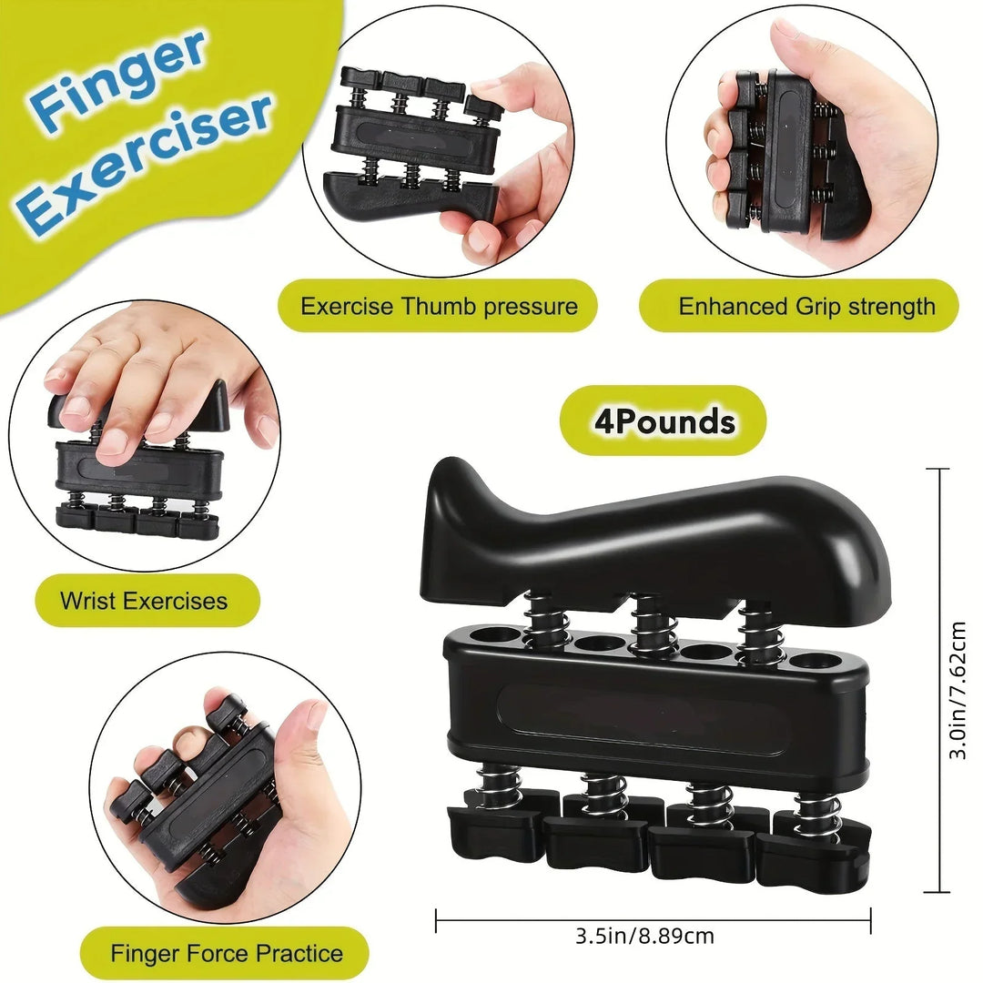 Handtrainerset 5-delig – Instelbare Weerstand voor Onderarm en Vingers