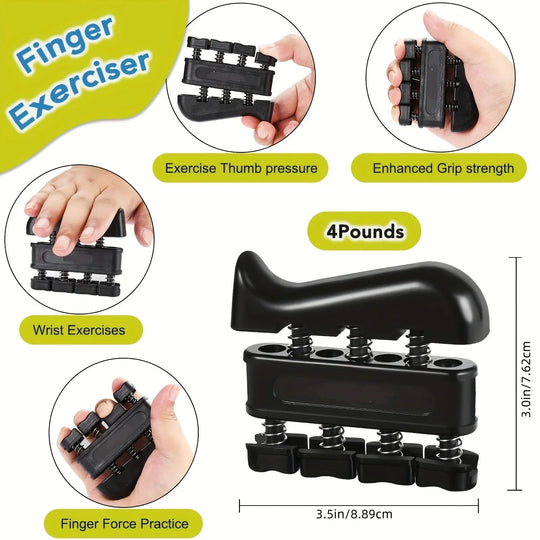 Handtrainerset 5-delig – Instelbare Weerstand voor Onderarm en Vingers