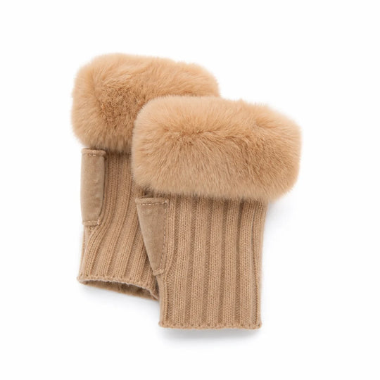 Handwarmers Vingerloos – Gebreid met Kunstbontrand