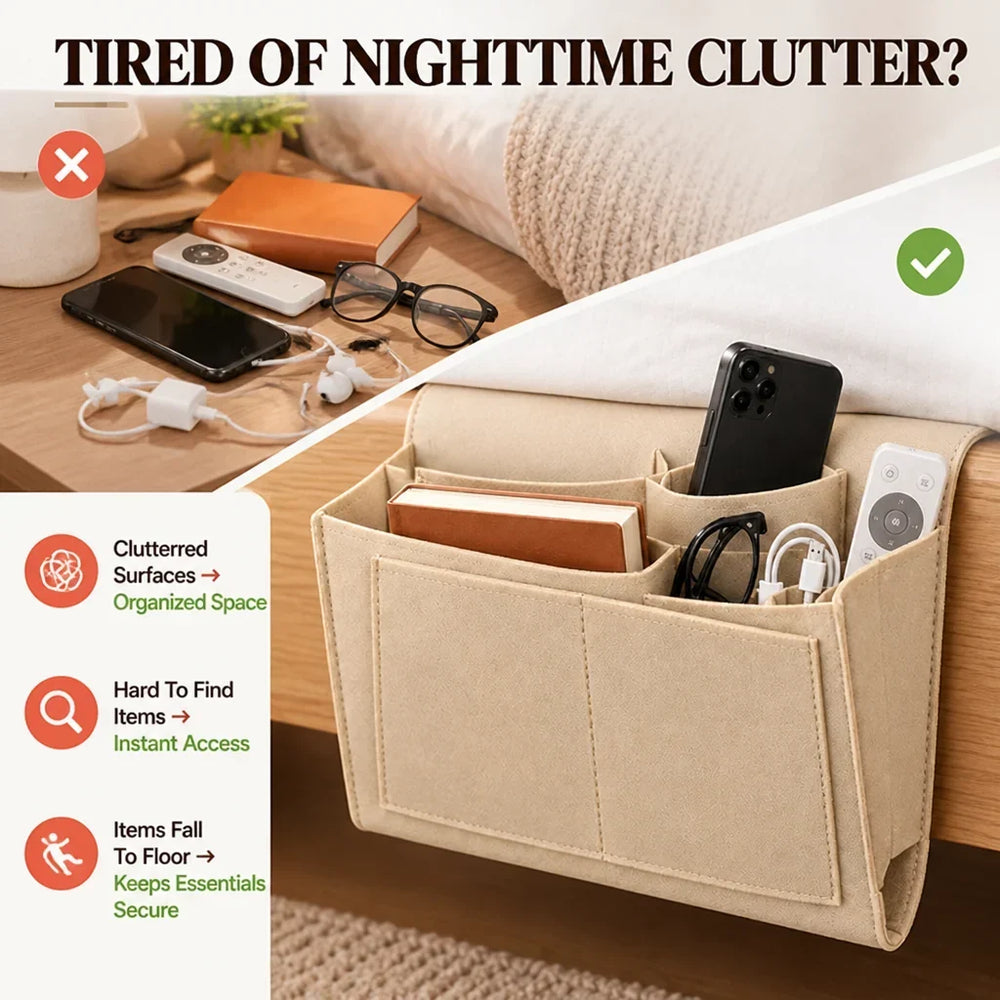 Hangorganizer Bed – met Meerdere Vakken