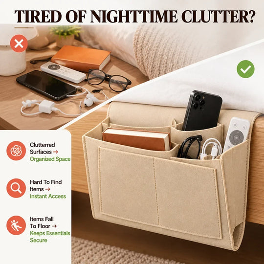 Hangorganizer Bed – met Meerdere Vakken