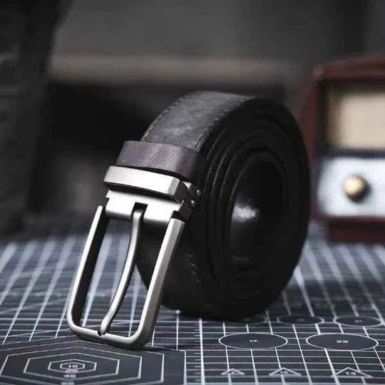 Heren Riem Leer – Klassiek met Moderne Gesp