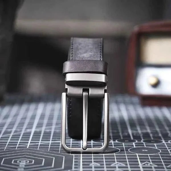 Heren Riem Leer – Klassiek met Moderne Gesp