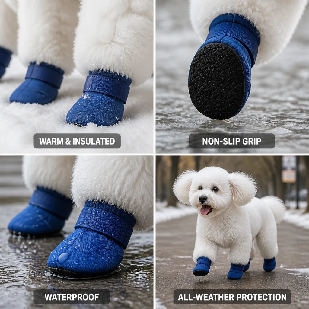 Hondenschoenen Winter – Waterdicht met Antislipzool