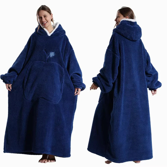 Hoodie-deken Sherpa – Draagbaar met Kangoeroezak