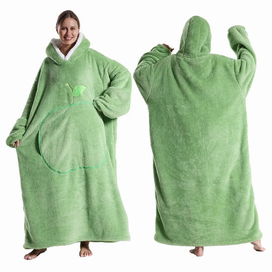 Hoodie-deken Sherpa – Draagbaar met Kangoeroezak