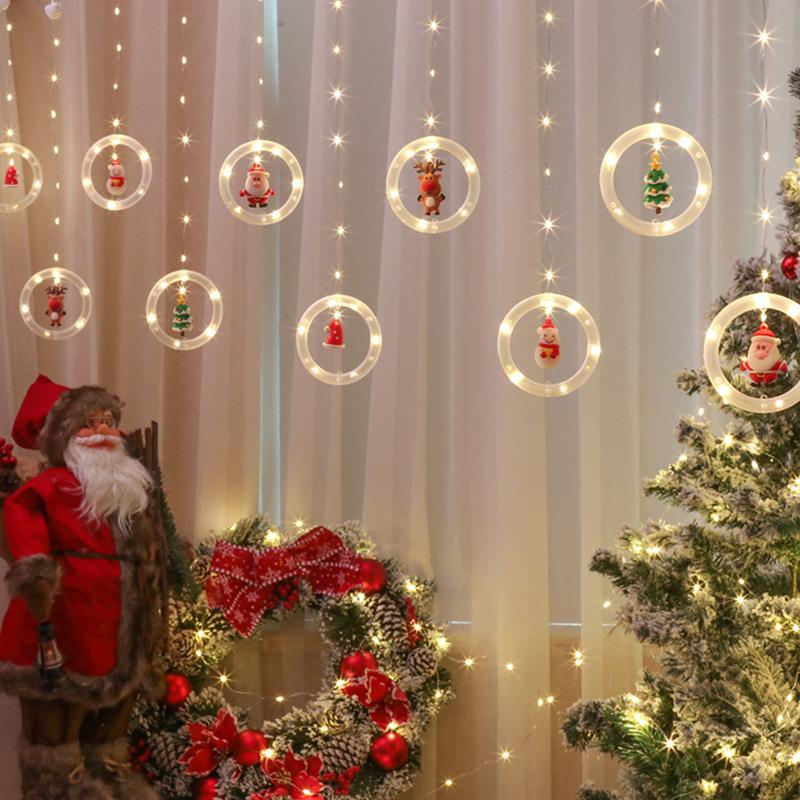 Kerstverlichting Raam – LED-Figuren in Warmwit