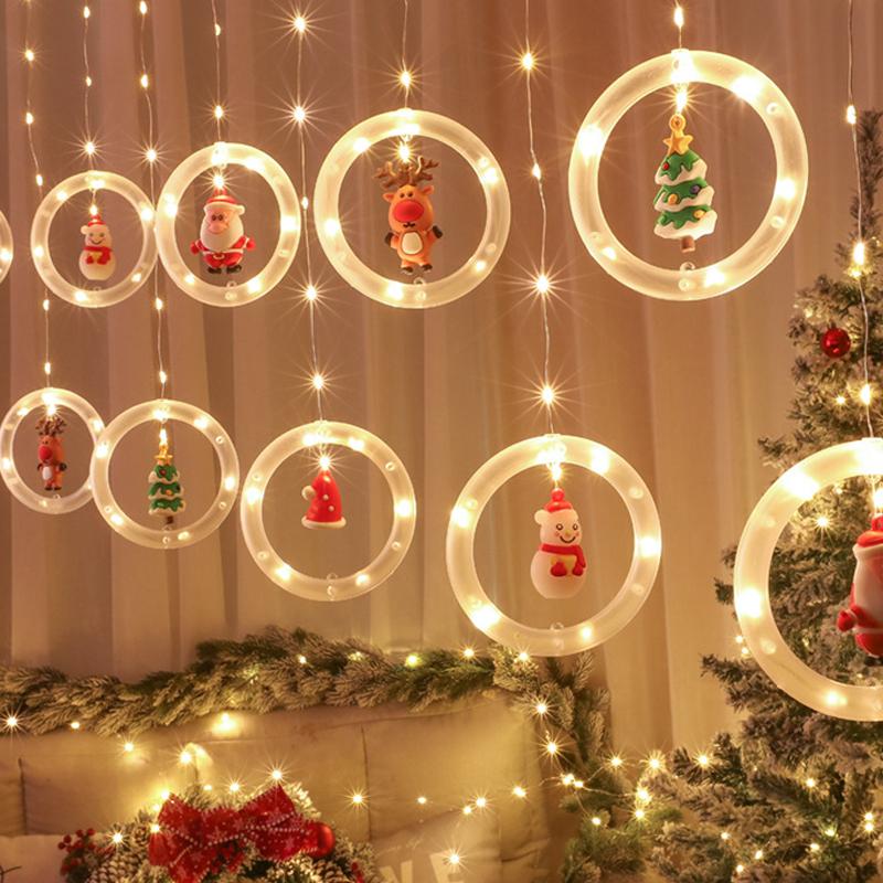 Kerstverlichting Raam – LED-Figuren in Warmwit
