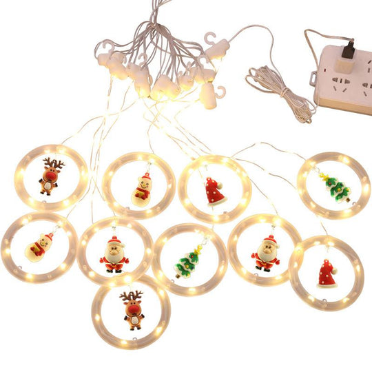Kerstverlichting Raam – LED-Figuren in Warmwit