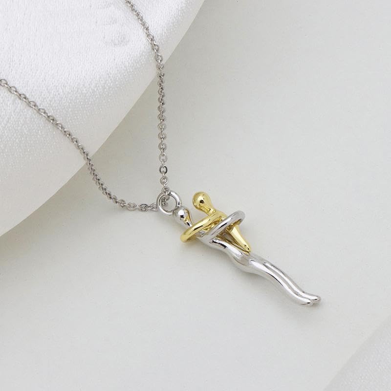 Ketting Moeder & Kind – Tweekleurige Omhelzingshanger