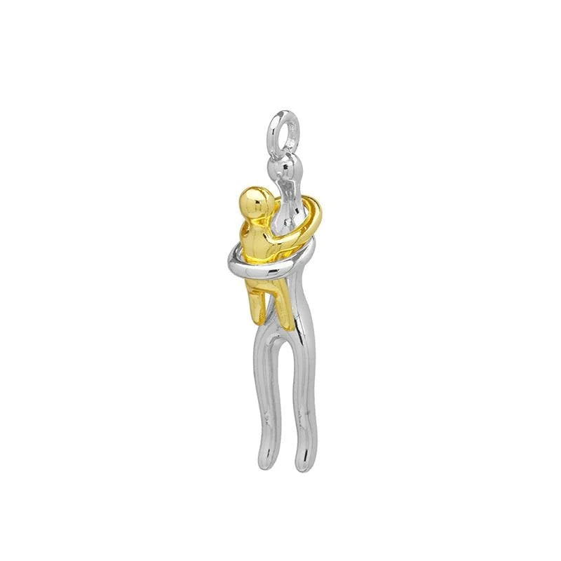 Ketting Moeder & Kind – Tweekleurige Omhelzingshanger