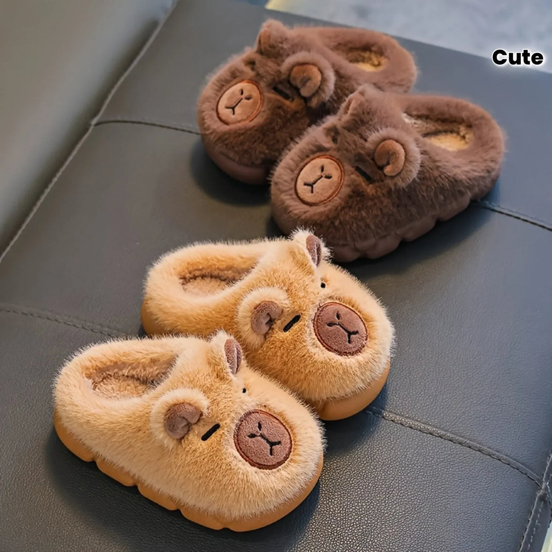 Kinderpantoffels Gevoerd – met Diermotief