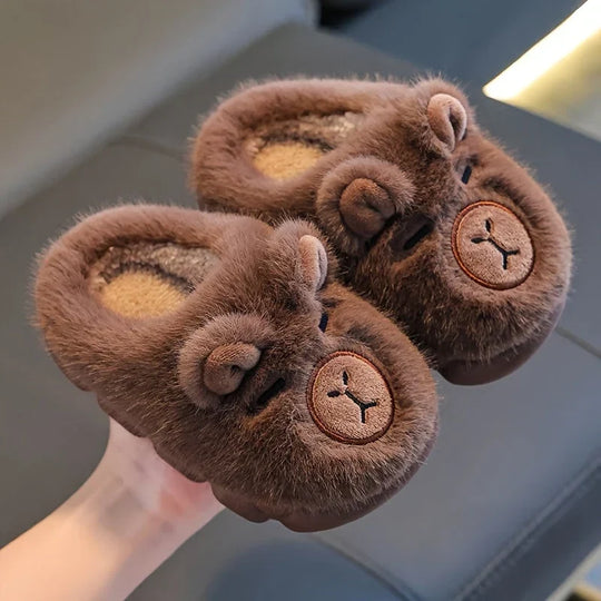 Kinderpantoffels Gevoerd – met Diermotief