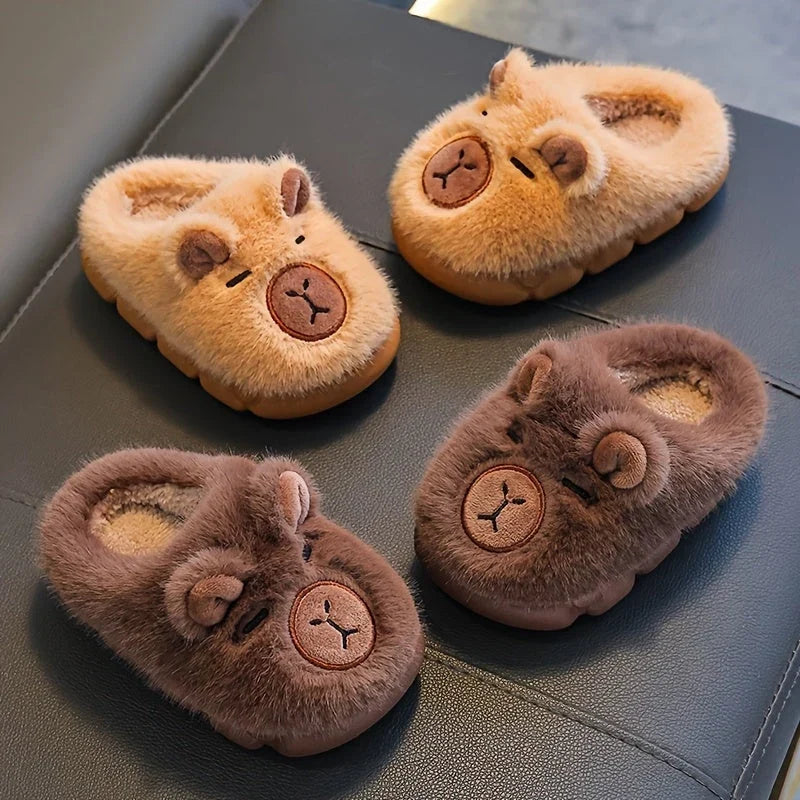 Kinderpantoffels Gevoerd – met Diermotief
