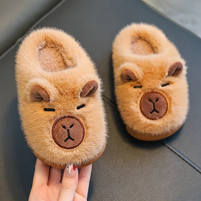 Kinderpantoffels Gevoerd – met Diermotief