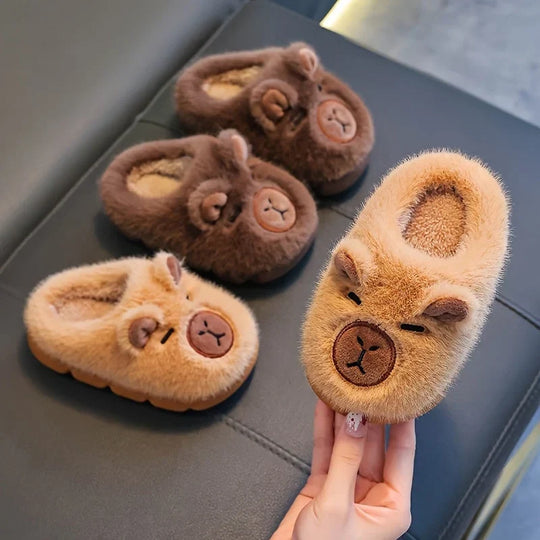 Kinderpantoffels Gevoerd – met Diermotief