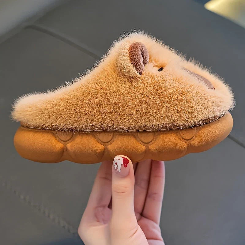 Kinderpantoffels Gevoerd – met Diermotief