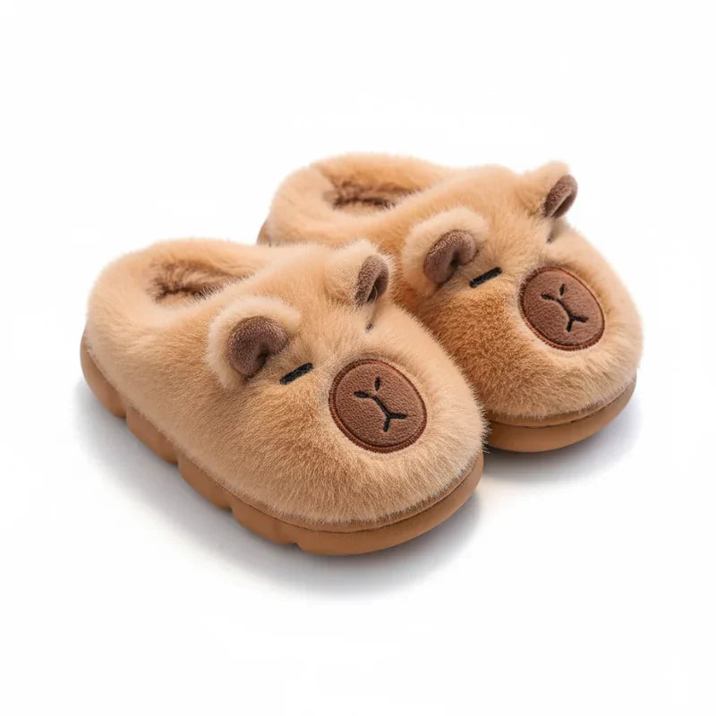 Kinderpantoffels Gevoerd – met Diermotief
