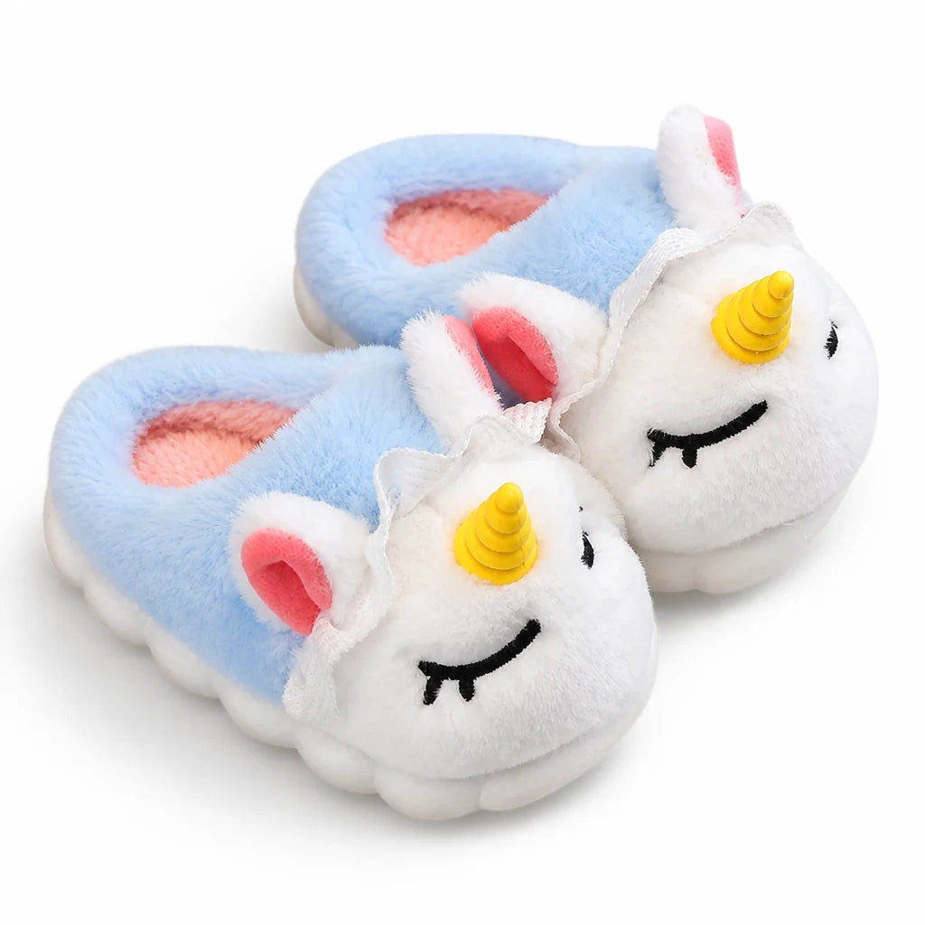 Kinderpantoffels Pluche – met Eenhoorndesign