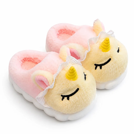 Kinderpantoffels Pluche – met Eenhoorndesign