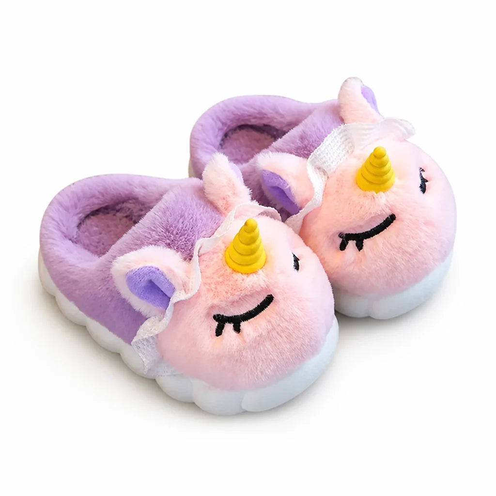 Kinderpantoffels Pluche – met Eenhoorndesign