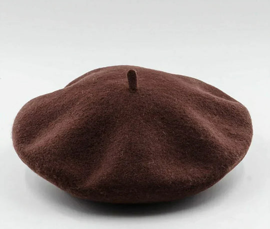 Klassieke Wollen Baret – Dames Baret in 12 Kleuren