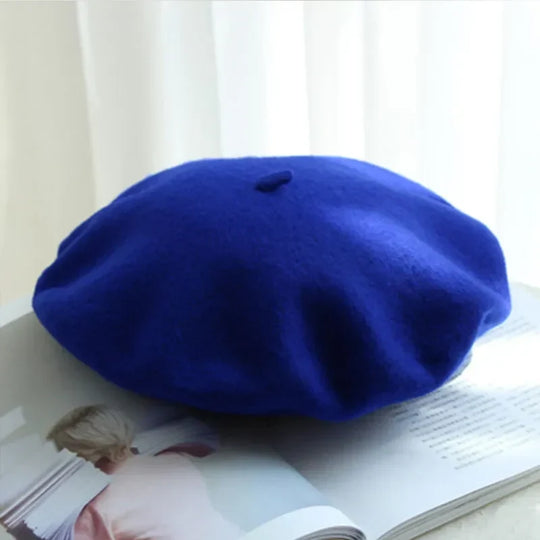 Klassieke Wollen Baret – Dames Baret in 12 Kleuren