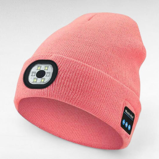 LED Bluetooth Muts – Beanie met Ingebouwde Koptelefoon & Licht