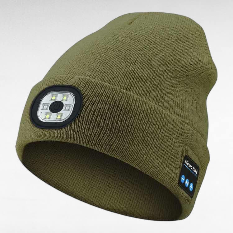 LED Bluetooth Muts – Beanie met Ingebouwde Koptelefoon & Licht