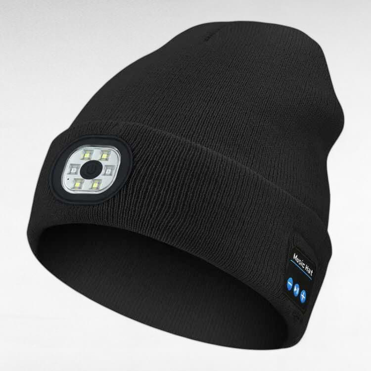LED Bluetooth Muts – Beanie met Ingebouwde Koptelefoon & Licht