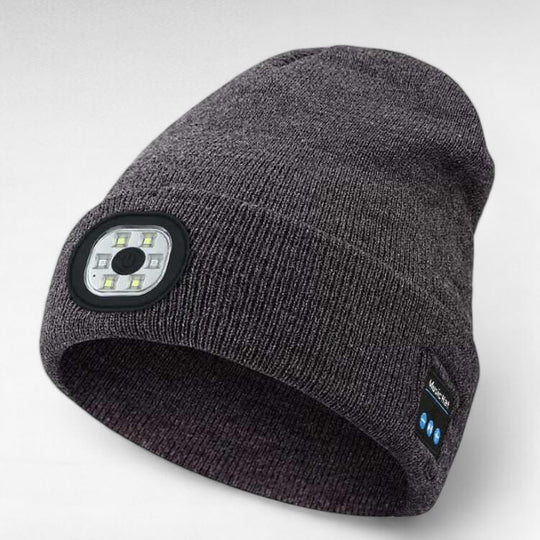 LED Bluetooth Muts – Beanie met Ingebouwde Koptelefoon & Licht