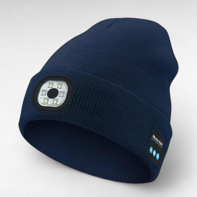 LED Bluetooth Muts – Beanie met Ingebouwde Koptelefoon & Licht
