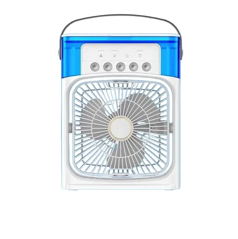 Mini Ventilator & Luchtbevochtiger 2-in-1 – Draagbaar voor Bureau