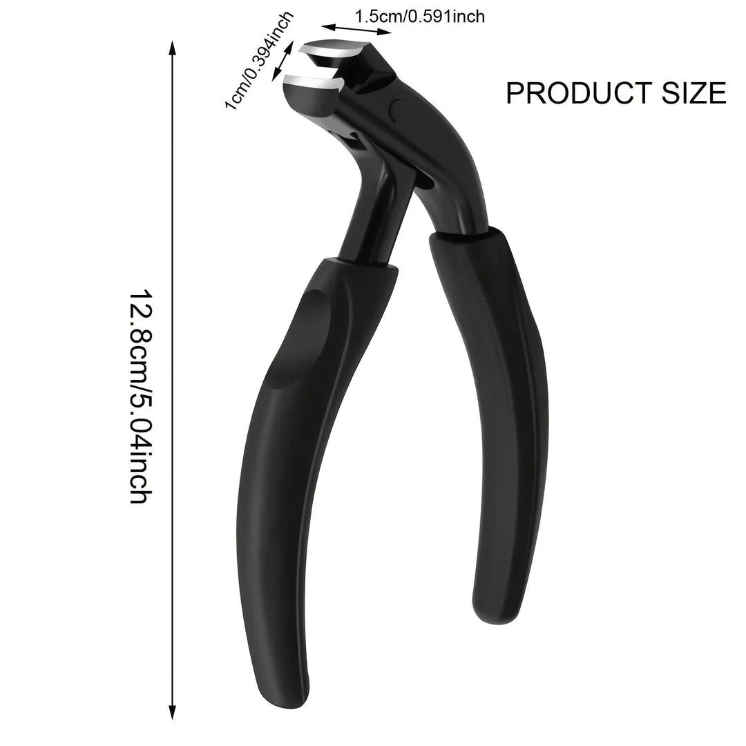 Nagelknipper Teennagels – met Gebogen RVS-Bek en Etui