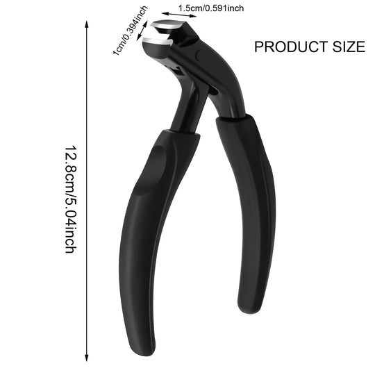 Nagelknipper Teennagels – met Gebogen RVS-Bek en Etui