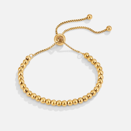 Gouden armband met kralen