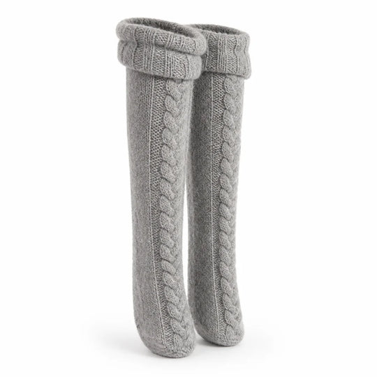Overknee Sokken Gebreid – met Elastische Pasvorm