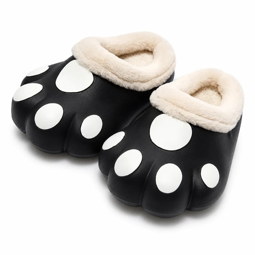Pantoffels Pluche – Kattenpootjes met Fleecevoering