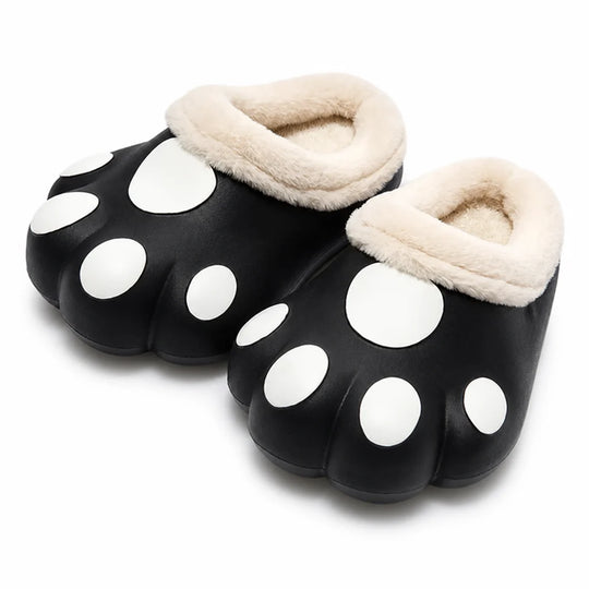 Pantoffels Pluche – Kattenpootjes met Fleecevoering