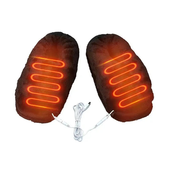 Pantoffels Verwarmd – USB-verwarming met Pluchevoering